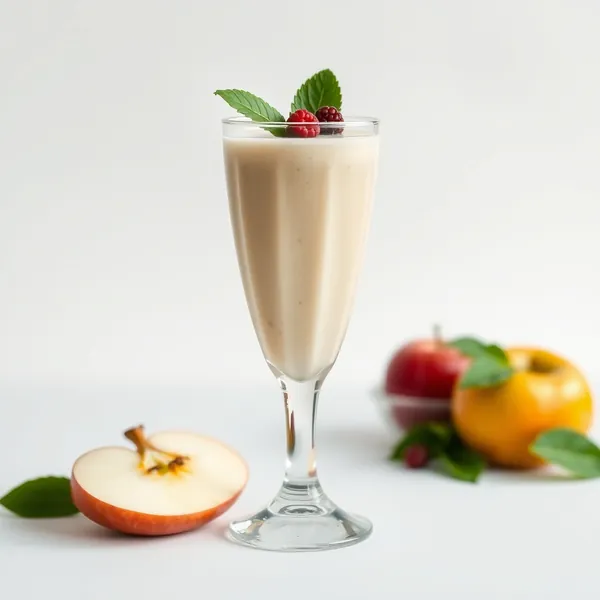 High Protein Apple Soy Milk Smoothie