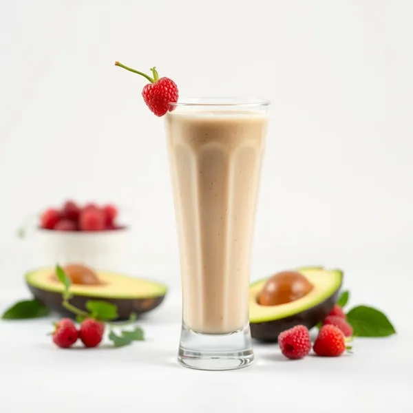 High Protein Avocado Hemp Milk Smoothie
