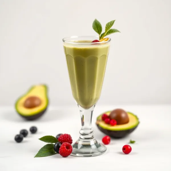 Smoothie Haut en Protéines Avocat Matcha