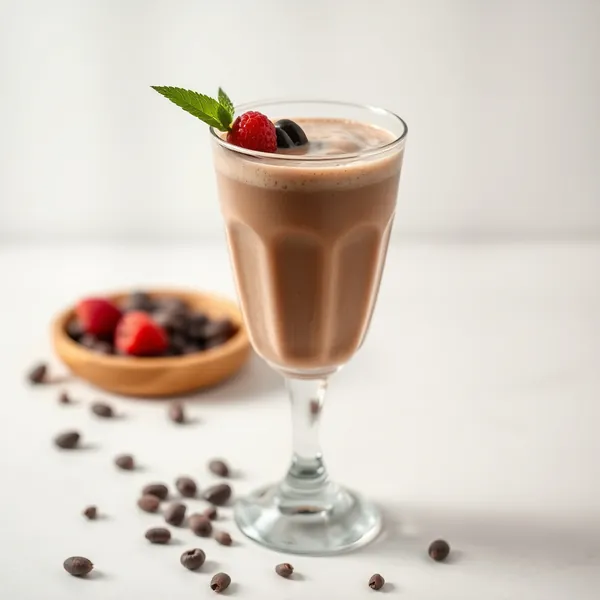 Smoothie de Cacau em Pó Alto em Proteínas com Leite de Soja