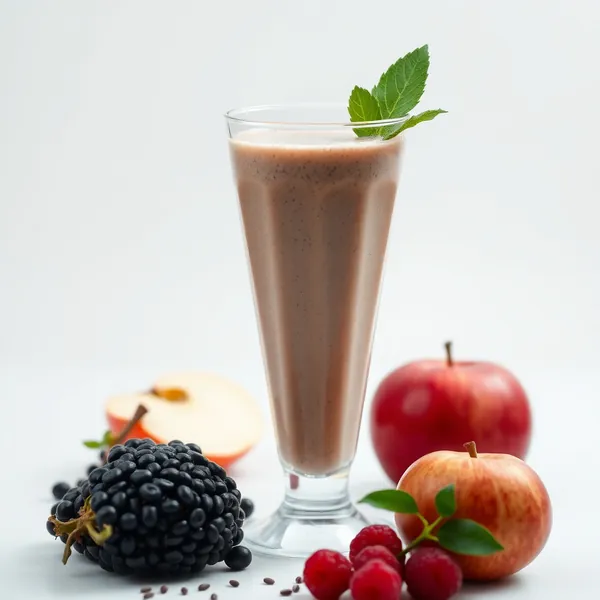 Smoothie de Maçã e Chia Alto em Proteínas