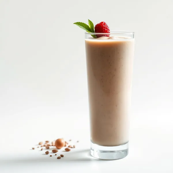 High Protein Chia Seed Hazelnut Milk Smoothie