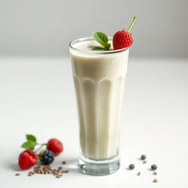 Smoothie de Chia au Lait de Cannabis Haut en Protéines