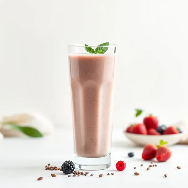 Smoothie de Soja e Chia Alta em Proteínas