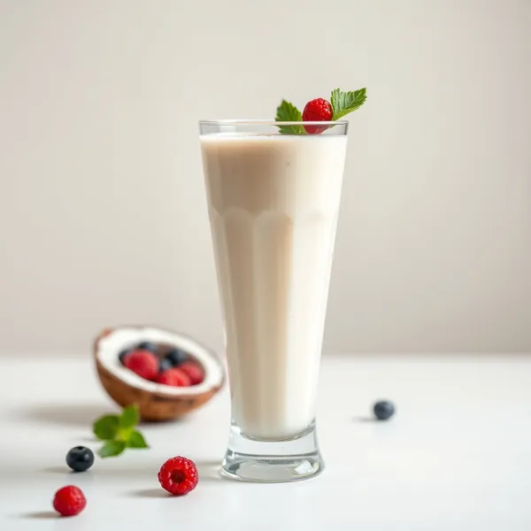 Smoothie di Kefir di Cocco Alto in Proteine