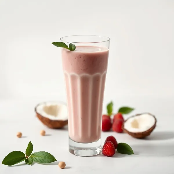 High Protein Coconut Macadamia Milk Smoothie