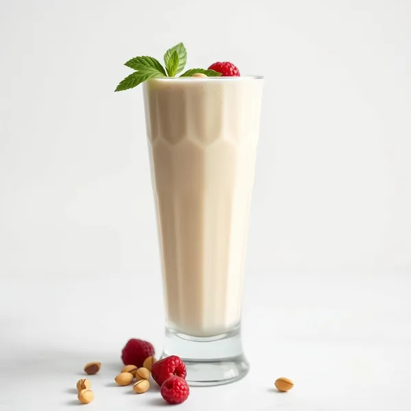 Smoothie au Lait de Coco et Pistache Haut en Protéines