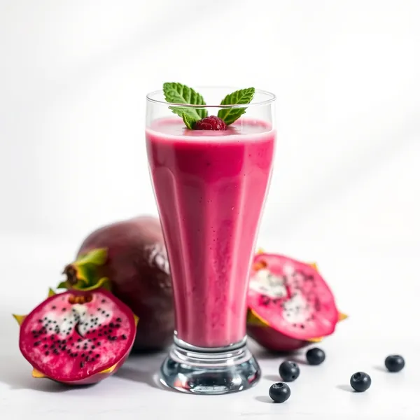 Smoothie di Riso al Latte e Frutto del Drago Alto in Proteine
