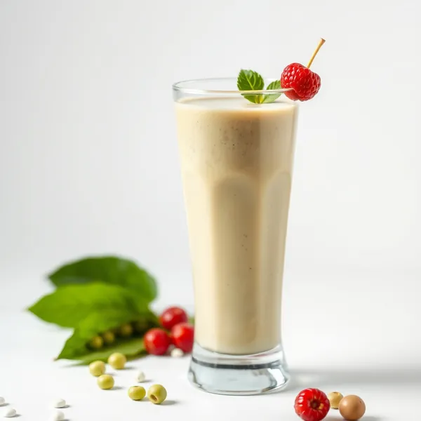 High Protein Ginger Pea Milk Smoothie