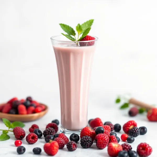 Smoothie Goji Haut en Protéines et Lait de Cajou