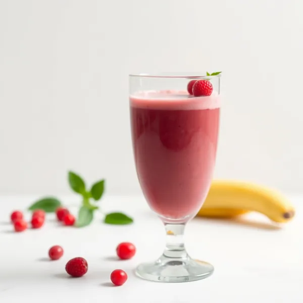 Smoothie de Leite de Kefir de Baya Goji Alto em Proteínas