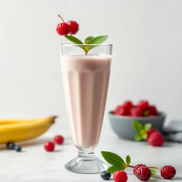 High Protein Goji Berry Macadamia Milk Smoothie
