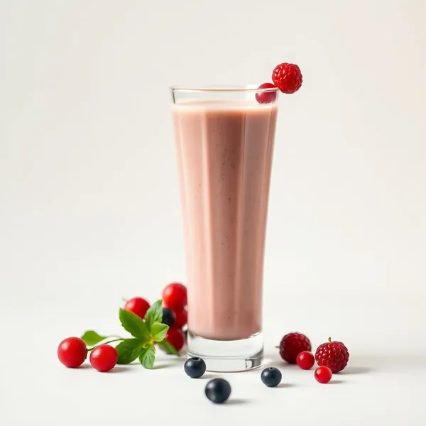 Smoothie de Protéine de Goji Haut en Protéines