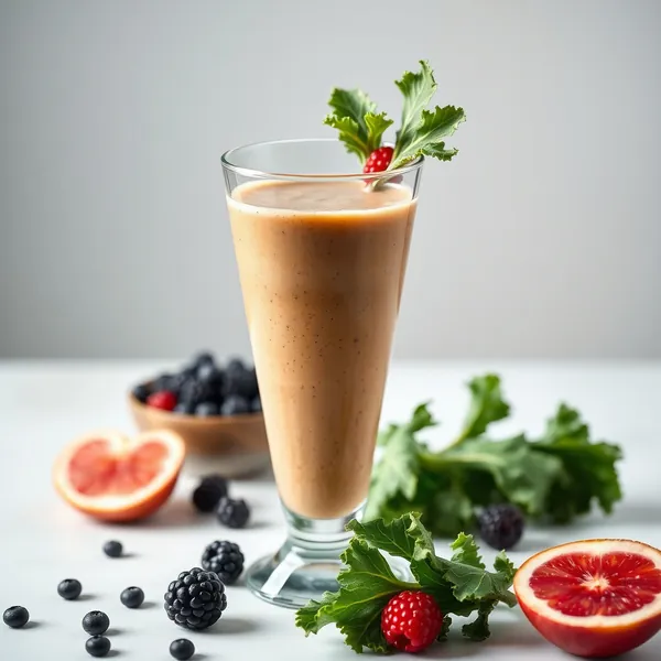 Smoothie de Kale Haut en Protéines et Café Froid