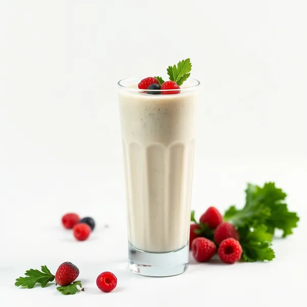 High Protein Kale Hemp Milk Smoothie