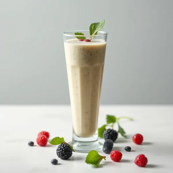 High Protein Kale Spelt Milk Smoothie