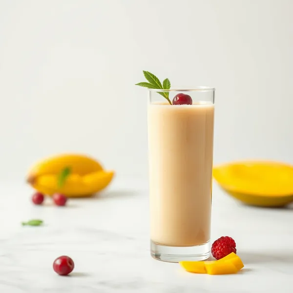Batido de Mango Kefir Alto en Proteínas