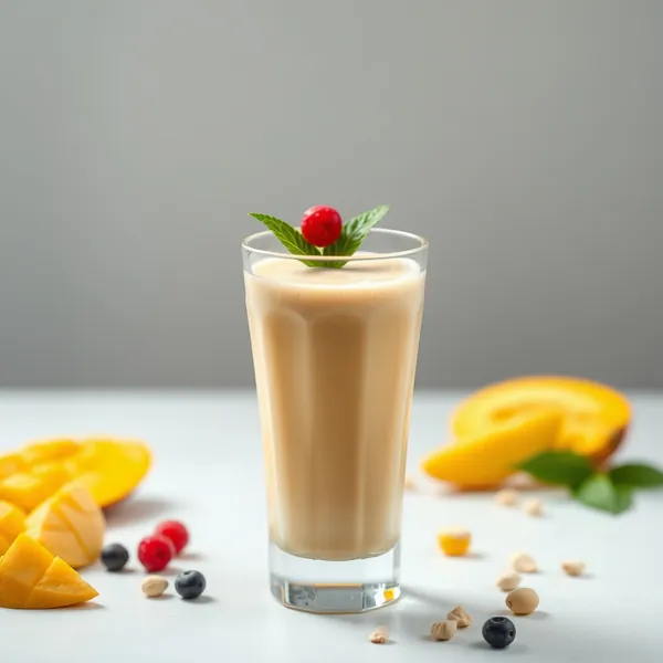 Smoothie Alto em Proteínas de Manga e Leite de Macadamia
