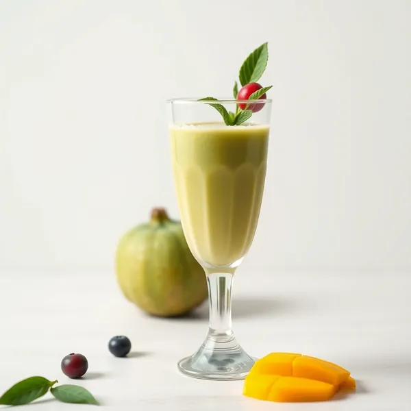 Hochprotein Mango Matcha Smoothie