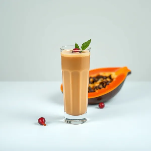 High Protein Papaya Cold Brew Coffee Smoothie