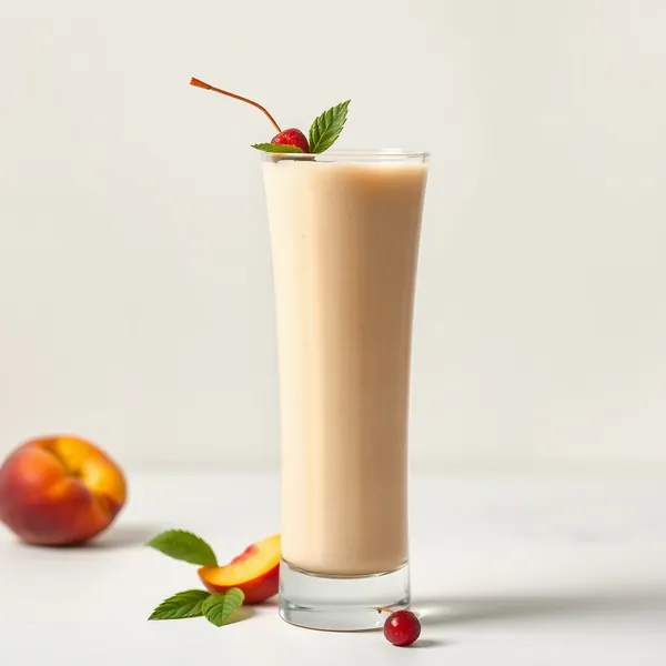 Smoothie al Kefir di Pesca Alto in Proteine