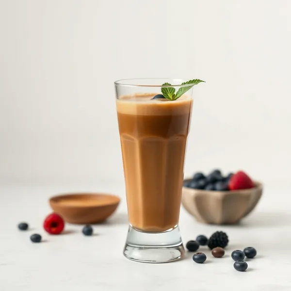 High Protein Peanut Butter Cold Brew Coffee Smoothie