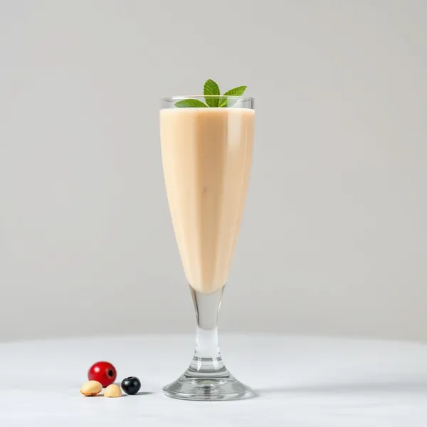 Smoothie Haut en Protéines Beurre de Cacahuète Lait de Macadamia