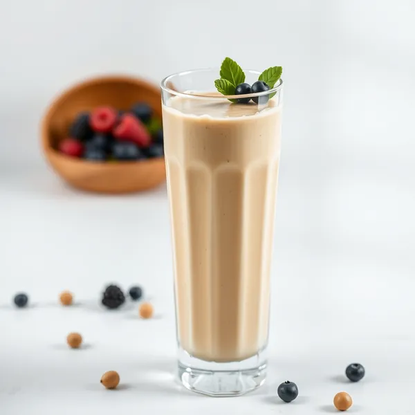High Protein Peanut Butter Pea Milk Smoothie