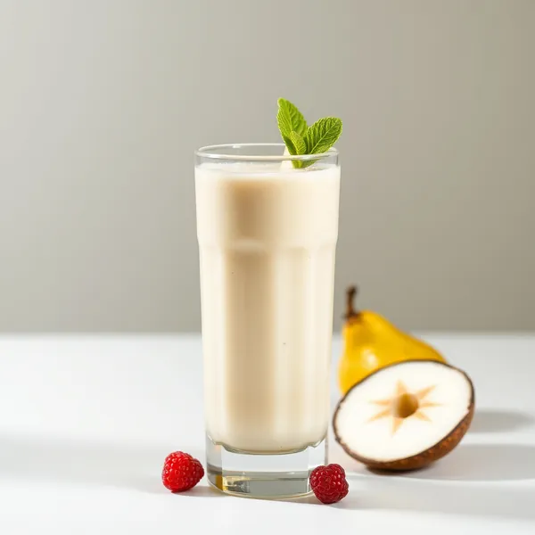 Smoothie Haut en Protéines de Poire et Eau de Coco