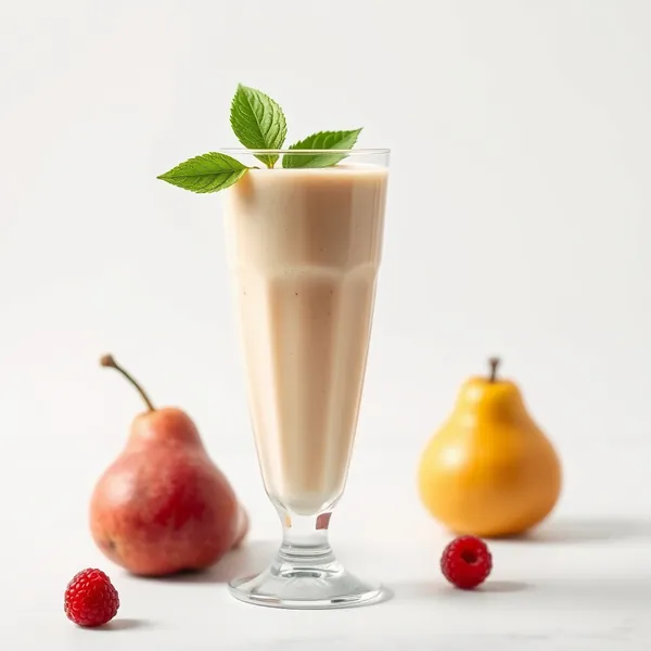 High Protein Pear Hemp Milk Smoothie