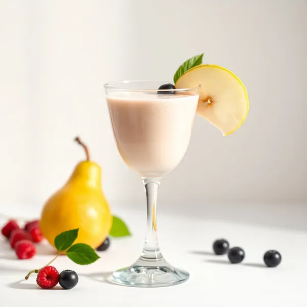 Smoothie de Pera Kefir Alto em Proteínas