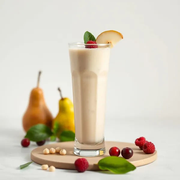 Smoothie Haut en Protéines de Poire et Lait de Macadamia