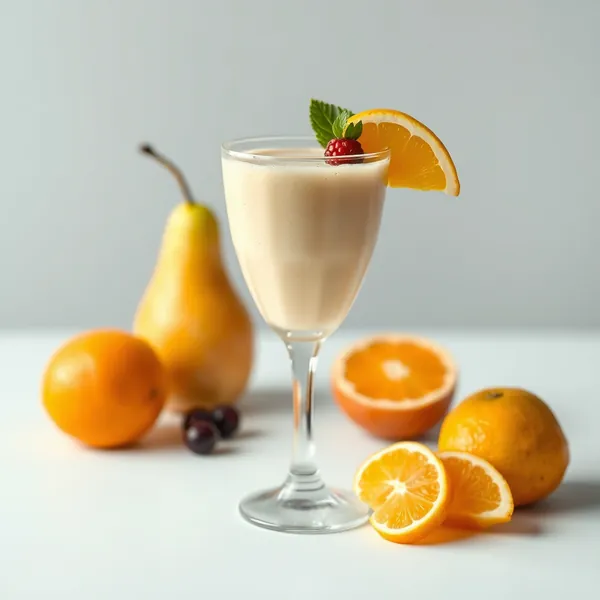 Smoothie Haut en Protéines de Poire et Orange