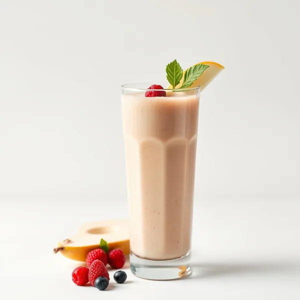 High Protein Pear Protein Shake Smoothie