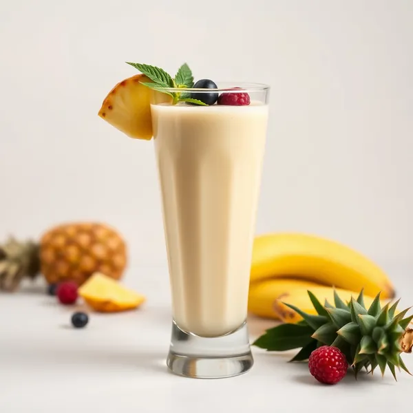 High Protein Pineapple Spelt Milk Smoothie