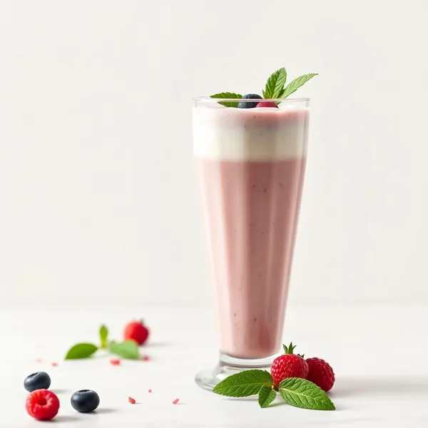 Smoothie au Yogourt Grec Riche en Protéines