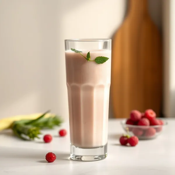 Smoothie de Leite de Cannabis com Alta Proteína