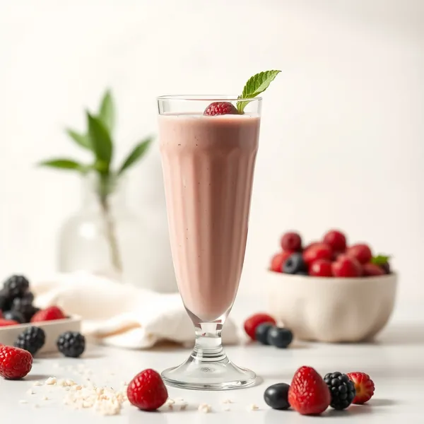 High Protein Rice Milk Smoothie