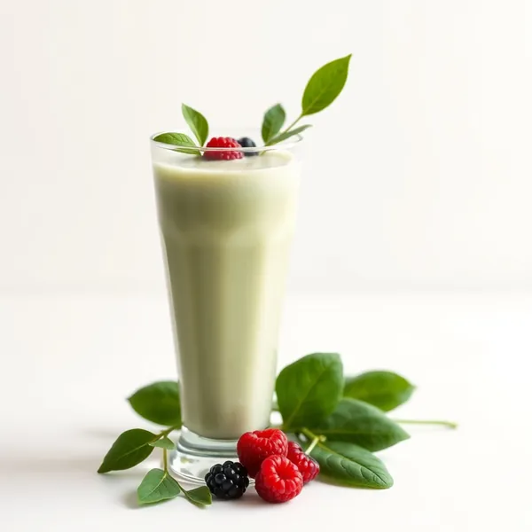 High Protein Spinach Hemp Milk Smoothie
