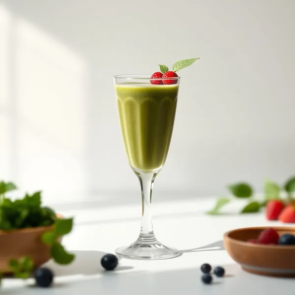 High Protein Spirulina Matcha Tea Smoothie