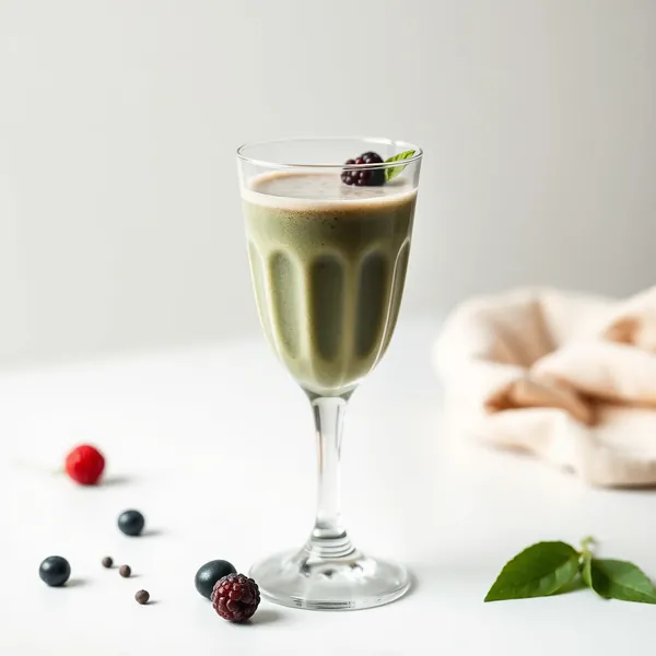 Smoothie au Lait de Riz et Spiruline Haute en Protéines