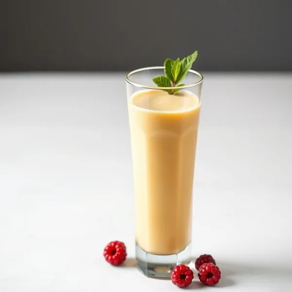Smoothie Haut en Protéines de Curcuma et Lait de Chanvre