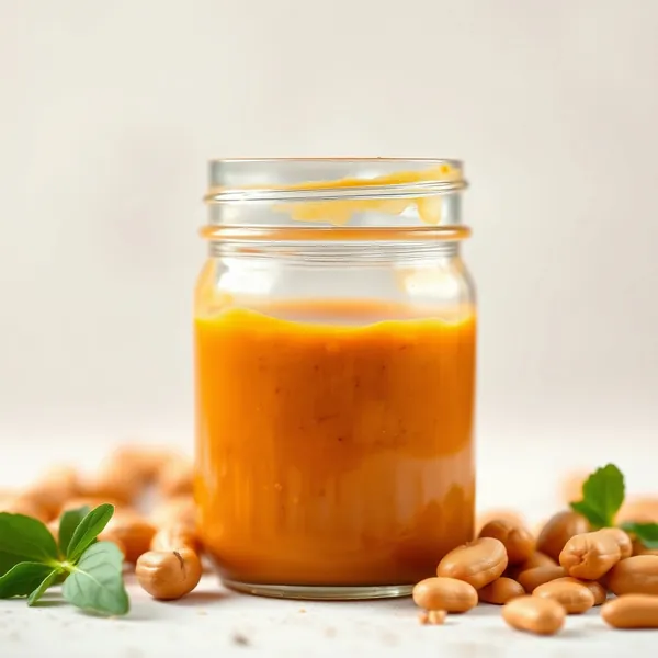 Hausgemachte Erdnusssauce