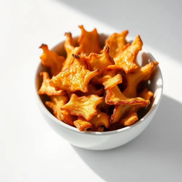 Chips de Pastinaca Glaceadas com Mel