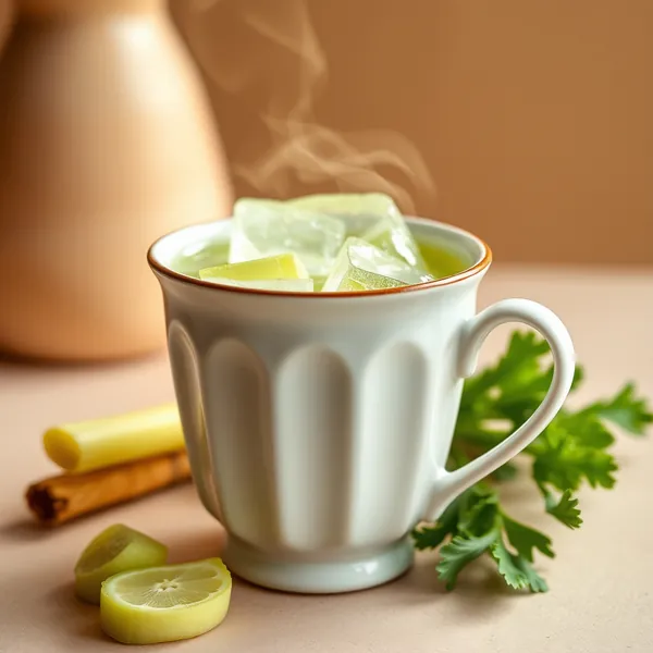 Iced Cold Celery Juice