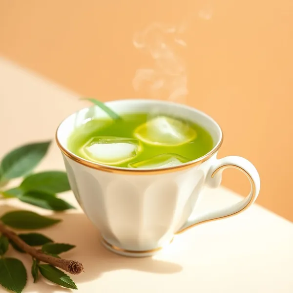 Iced Cold Green Tea