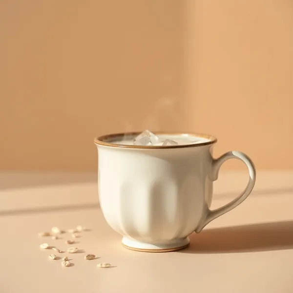 Iced Cold Oat Milk