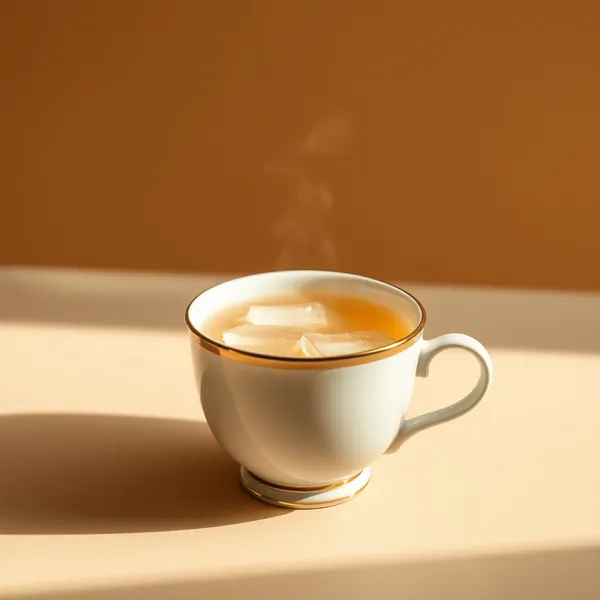 Iced Cold White Tea