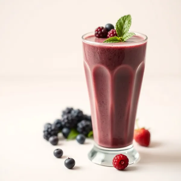 Immune-Boosting Acai Hazelnut Milk Smoothie
