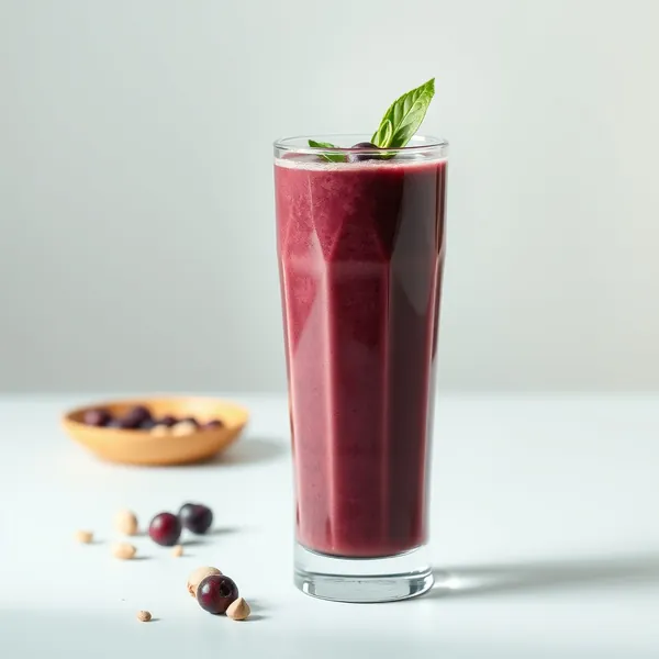 Immunstärkender Açaí-Pistazienmilch-Smoothie